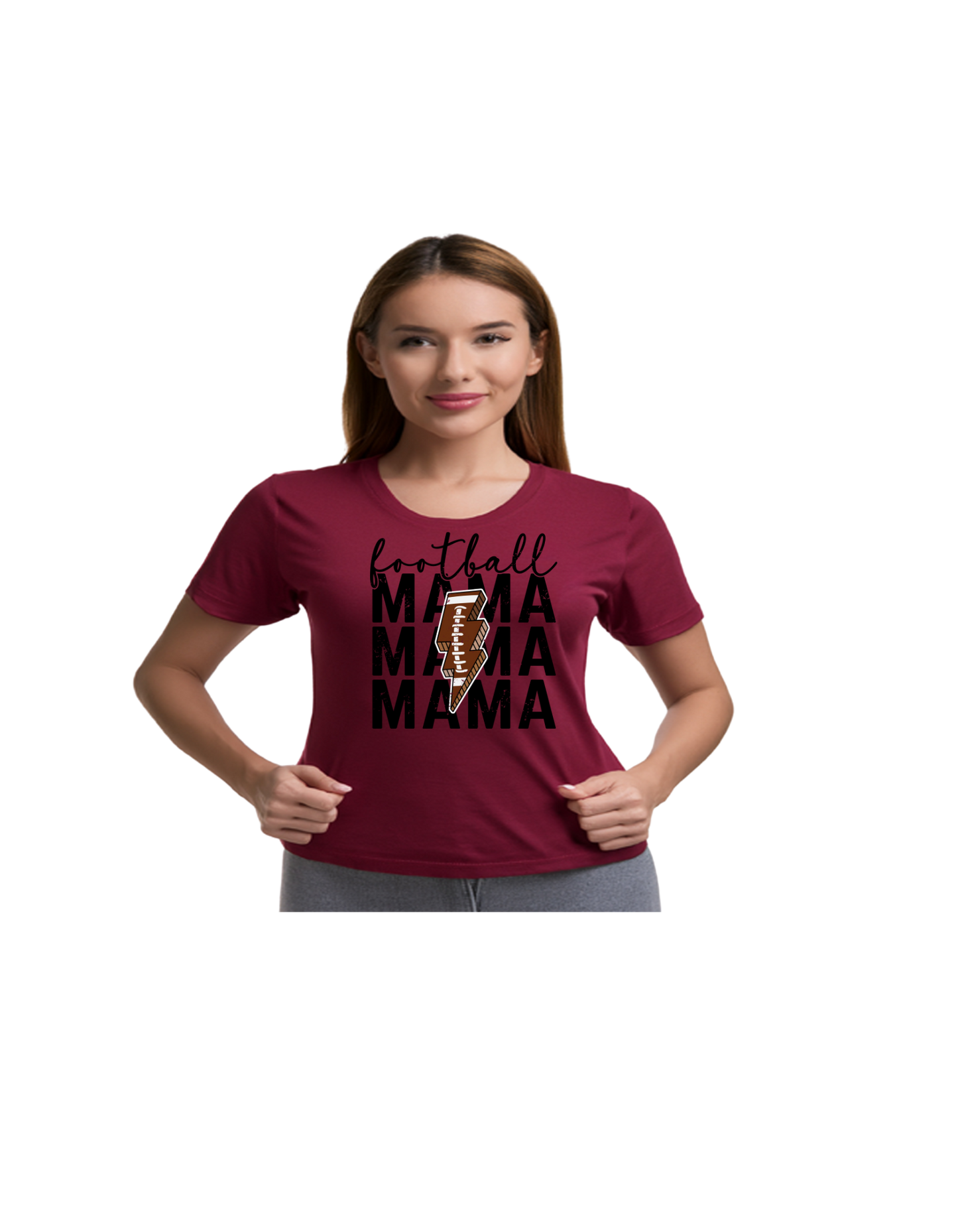 Football mom 3 T-shirt